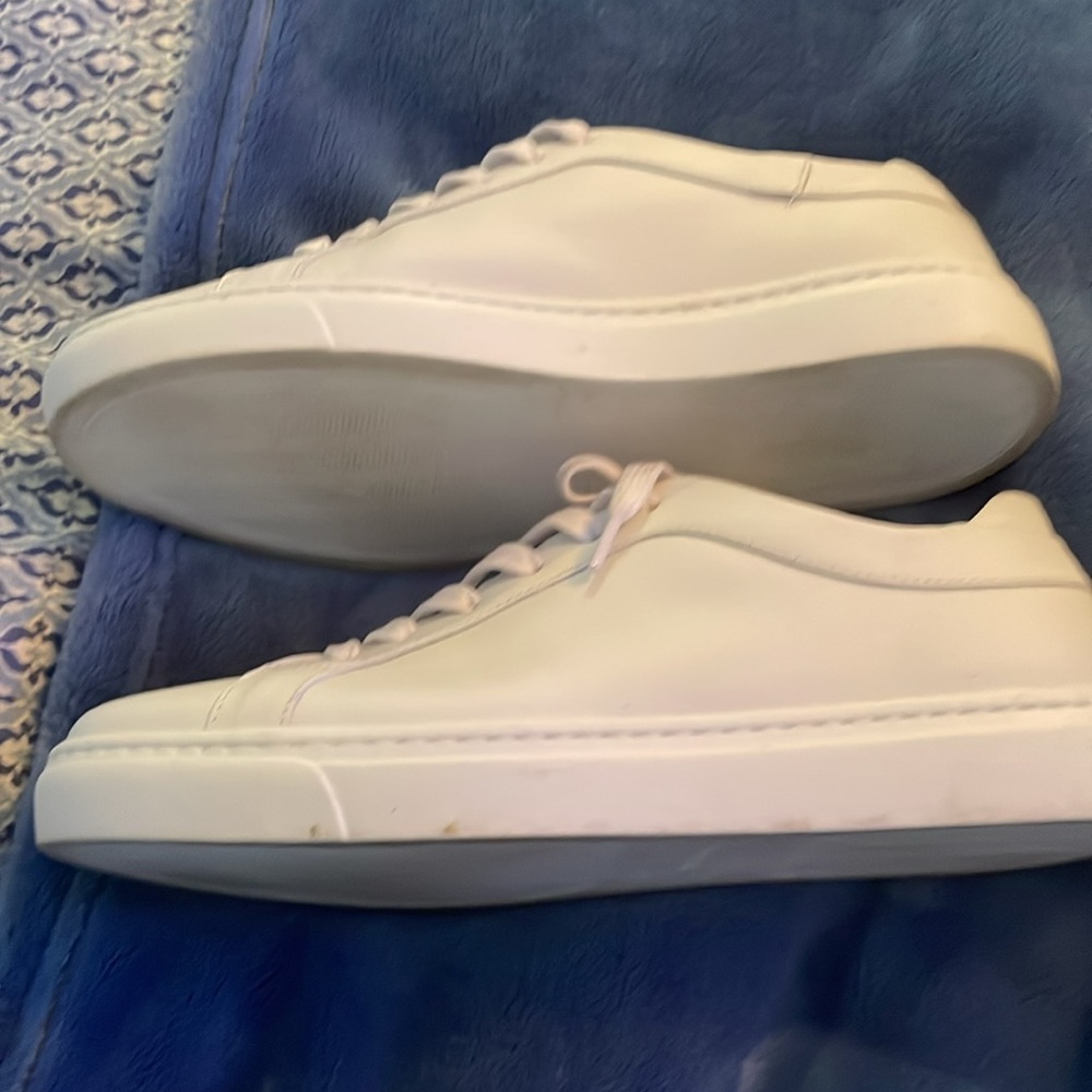 M. Gemi white leather sneakers. - Picture 2 of 4